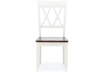 direct designs white inch standard seat height side chair   