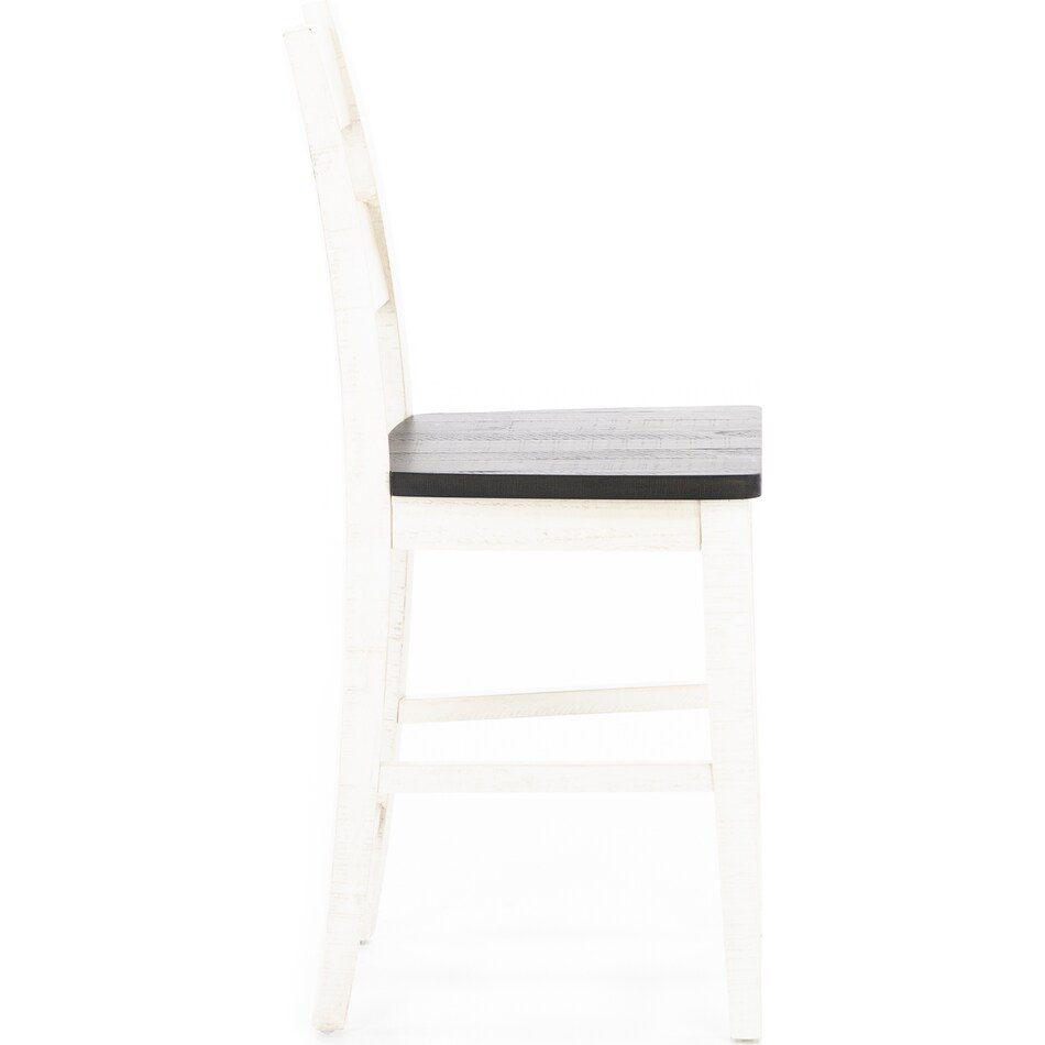 direct designs white  inchcounter seat height stool   