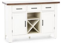 direct designs white buffet server sideboard   