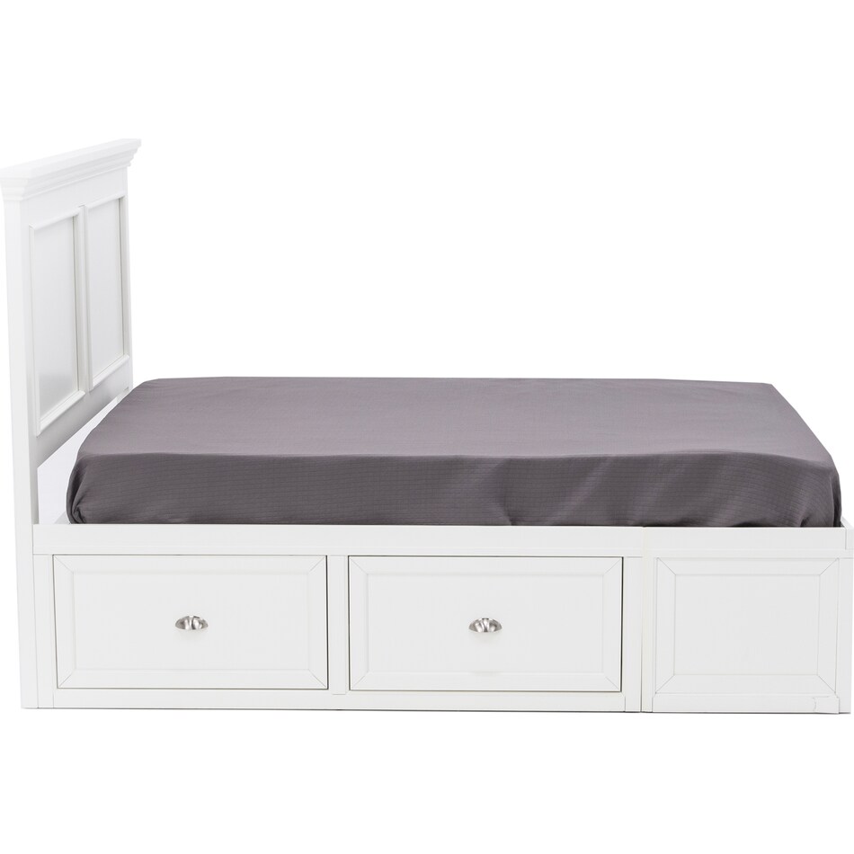 direct designs white full bed package fs  