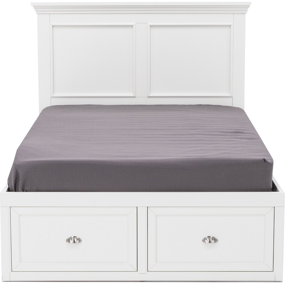 direct designs white full bed package fs  