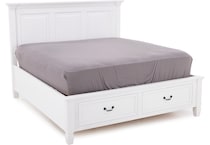 direct designs white king bed package kpk  