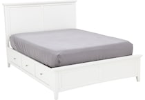 direct designs white king bed package skp  