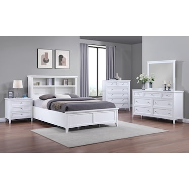 Spencer King Bookcase Bed