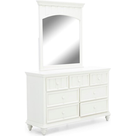 Direct Designs Classic White Mirror