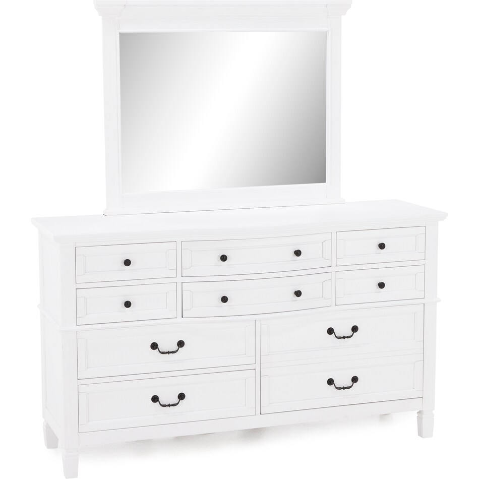 direct designs white mirror   