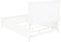 direct designs white queen bed package pqp  