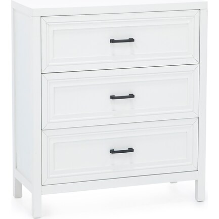 Direct Designs® Essentials White Three Drawer Dresser