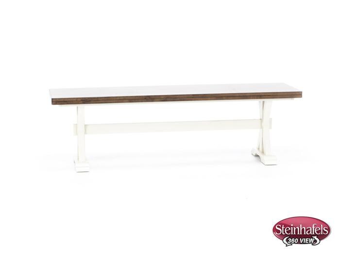 direct designs white standard height bench  image   