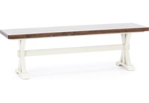 direct designs white standard height bench   