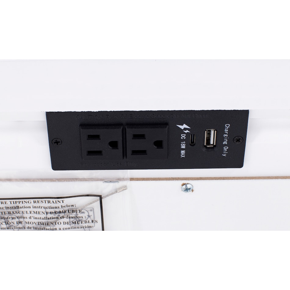 direct designs white three drawer   