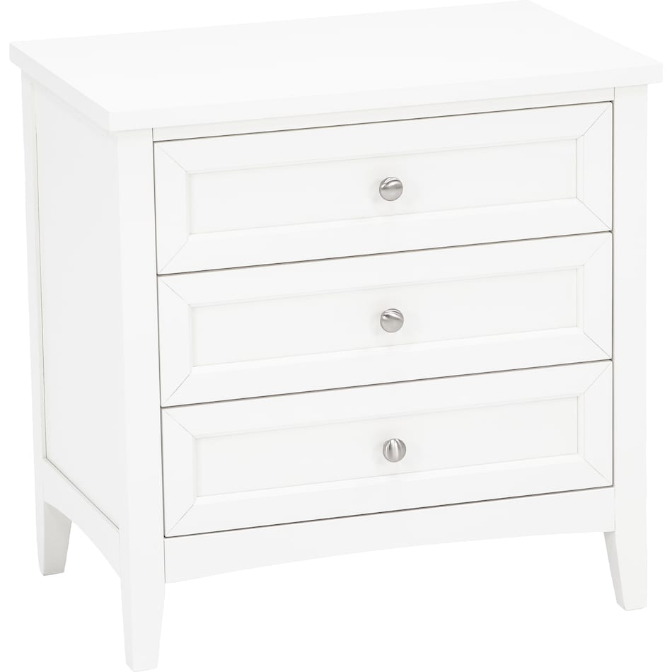 direct designs white three drawer   