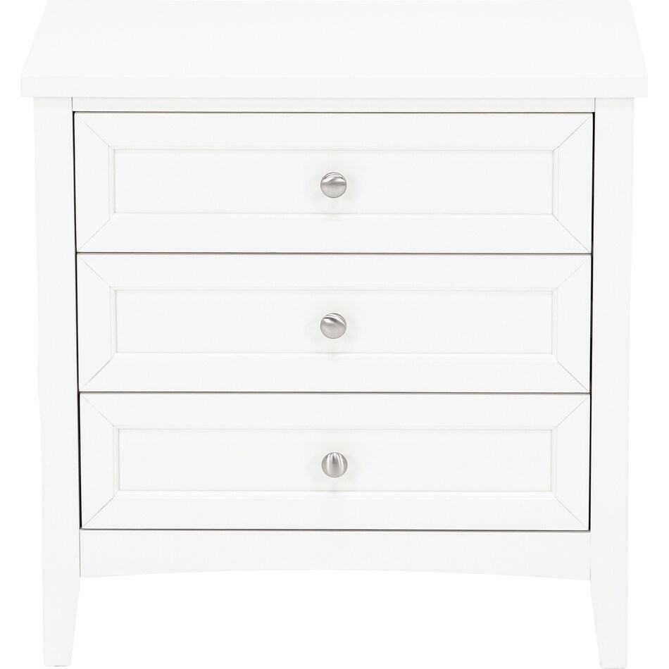 direct designs white three drawer   