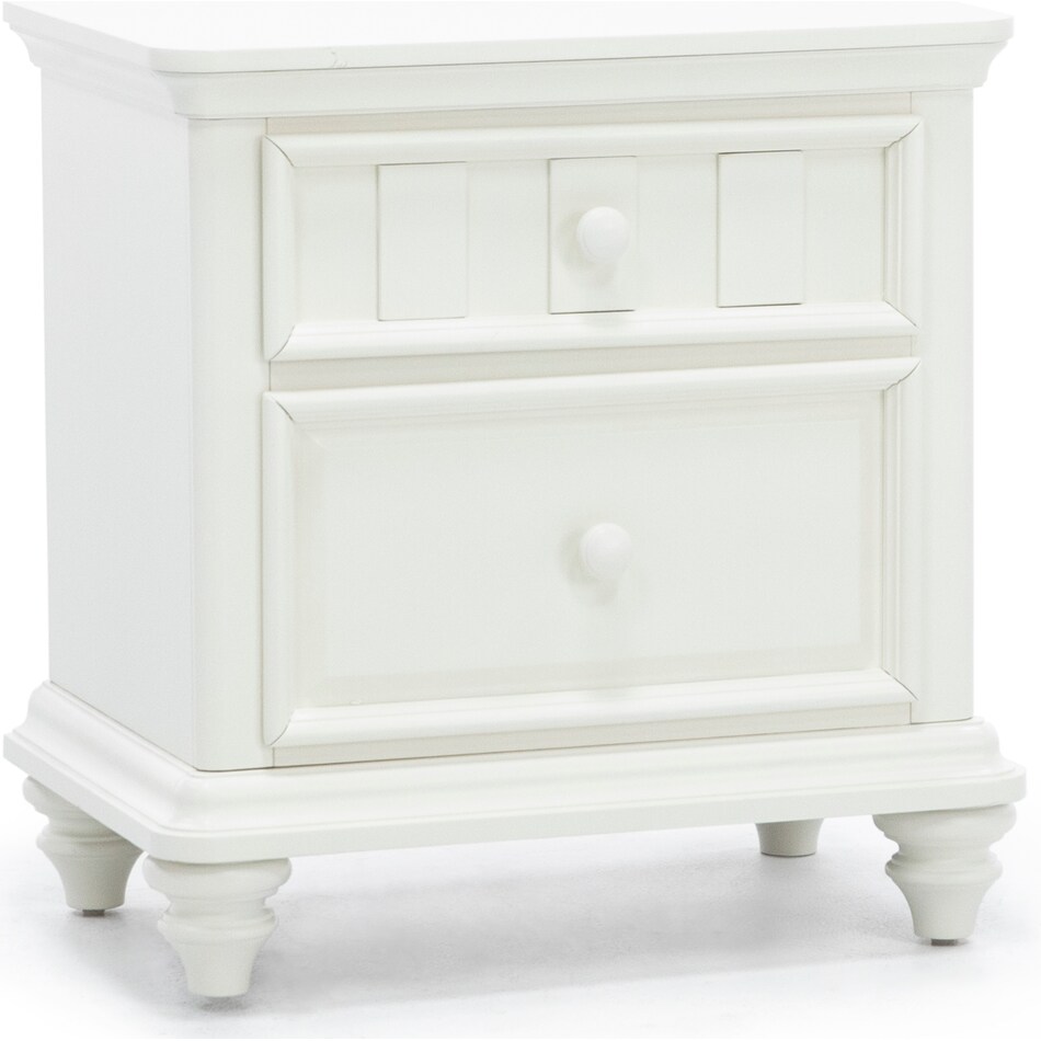 direct designs white two drawer   