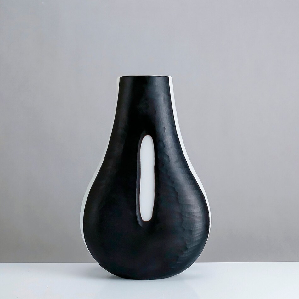 dmst black jar vase bowl plate   
