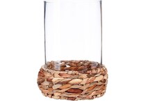 dmst brown candleholder candle   