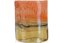 dmst orange jar vase bowl plate   