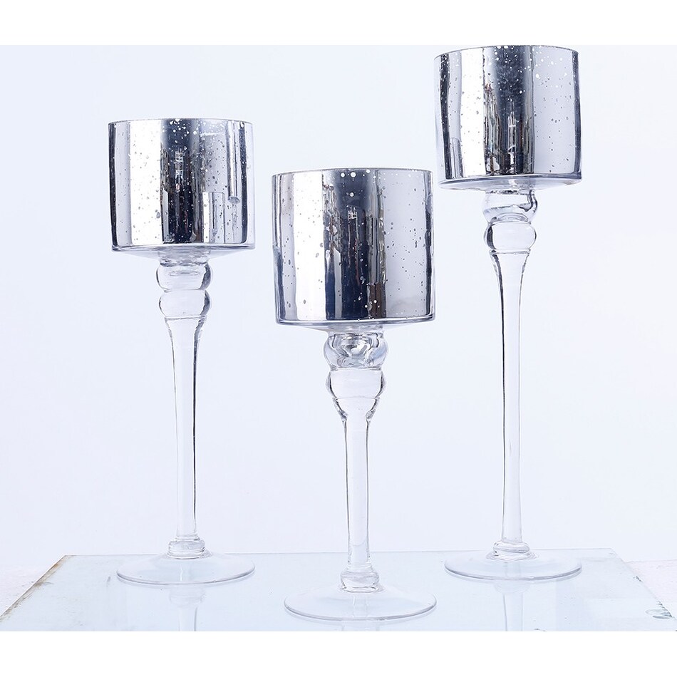 dmst silver candleholder candle   