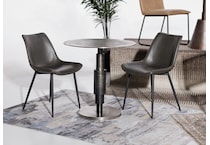 dove black inch standard height round oval lifestyle image   