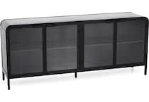 dove black chairside table alba  