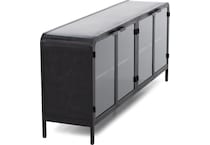 dove black chairside table alba  