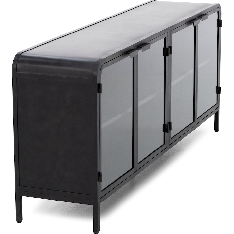 dove black chairside table alba  