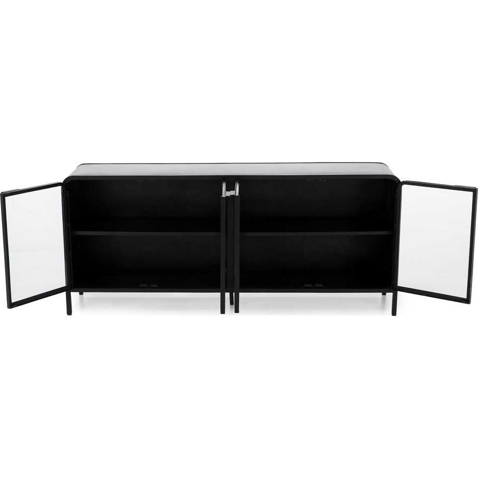dove black chairside table alba  