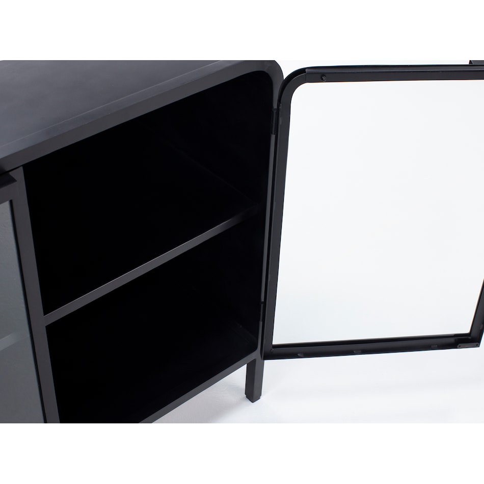 dove black chairside table alba  