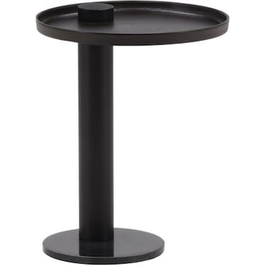 Yara Black Accent Table