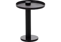 dove black chairside table yara  
