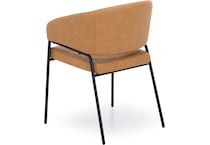 dove brown inch standard seat height side chair   