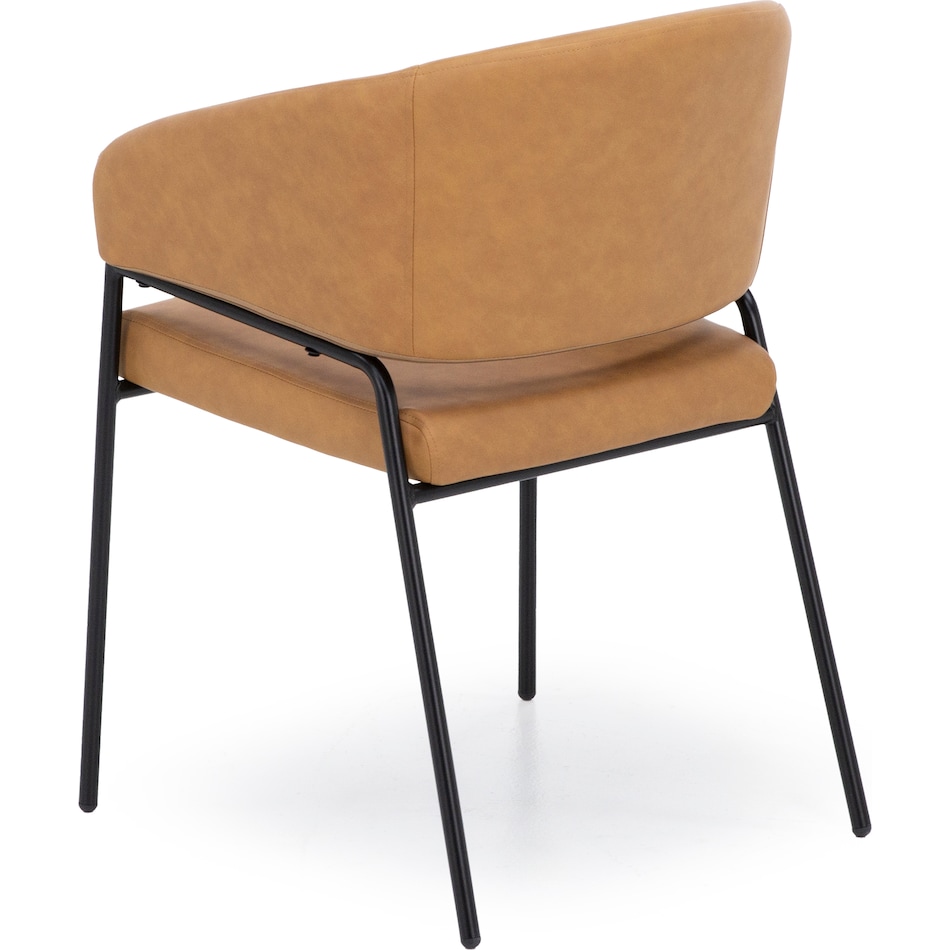 dove brown inch standard seat height side chair   