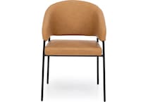 dove brown inch standard seat height side chair   