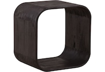 dove brown end table jms  