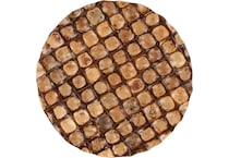 dove brown end table rami  