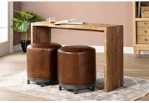 dove brown hall entry table lifestyle image wan  