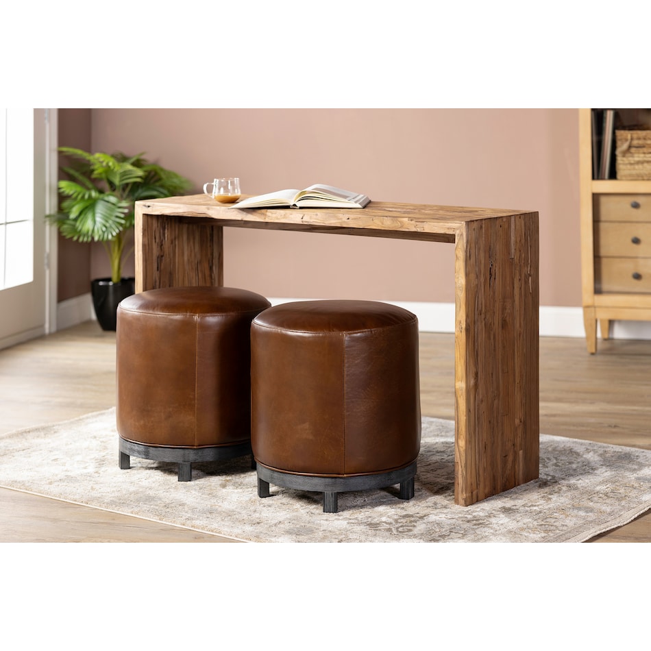 dove brown hall entry table lifestyle image wan  