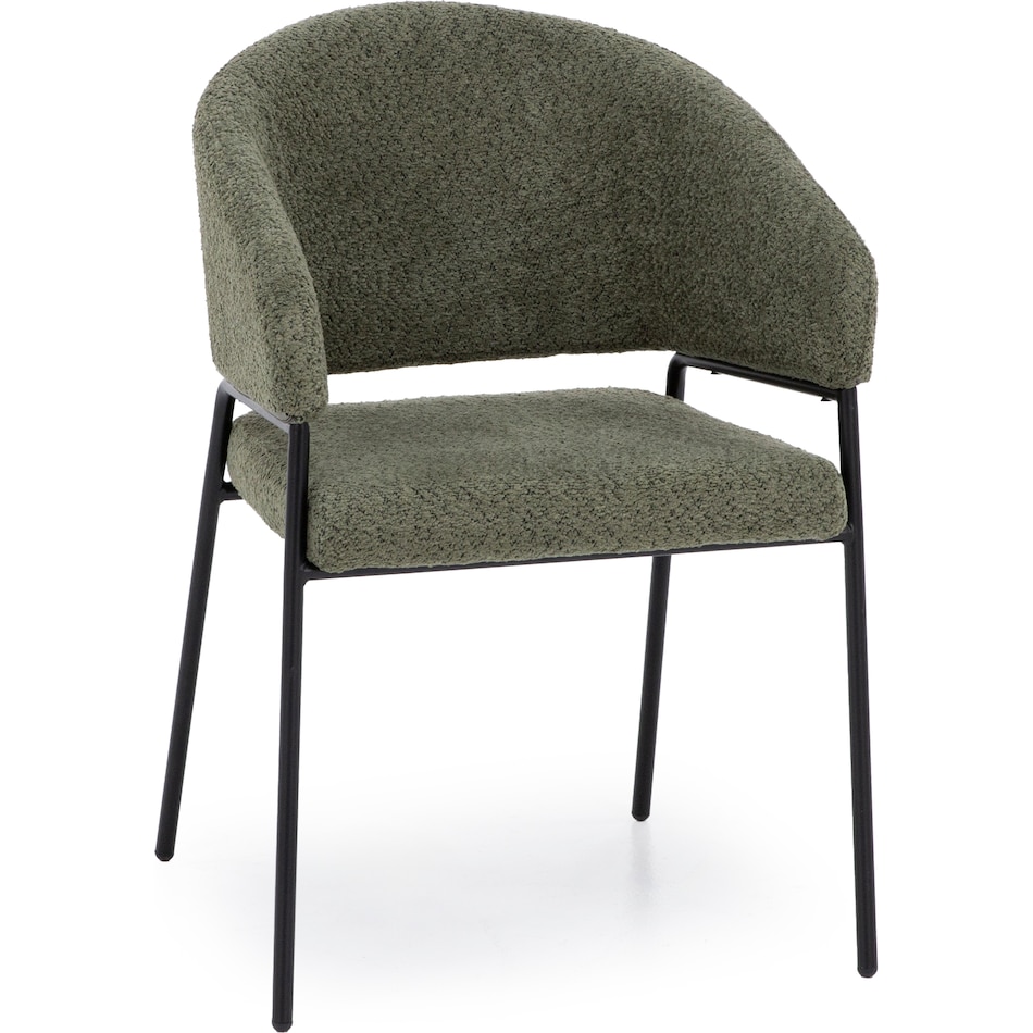 dove green inch standard seat height side chair   