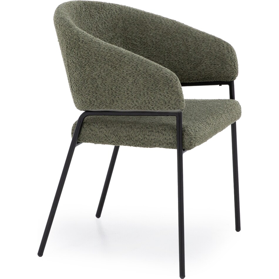 dove green inch standard seat height side chair   