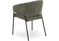 dove green inch standard seat height side chair   