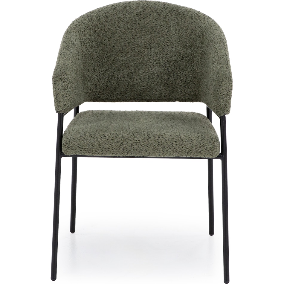 dove green inch standard seat height side chair   