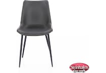 dove grey inch standard seat height side chair  image   