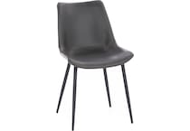 dove grey inch standard seat height side chair   