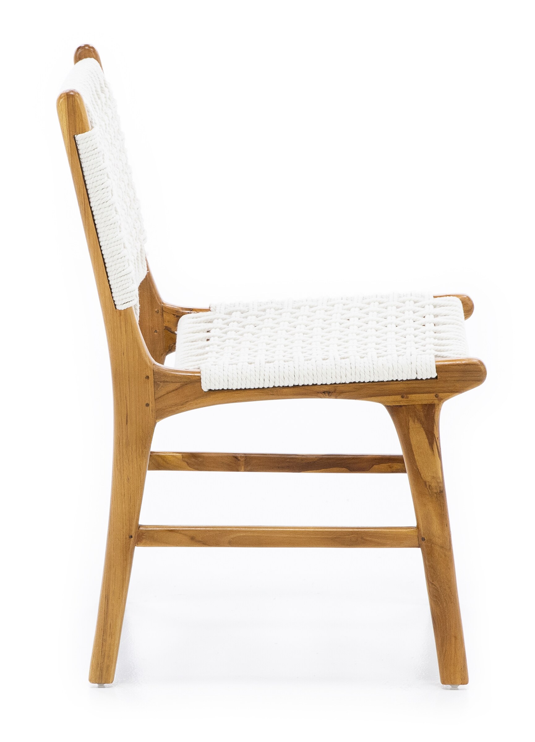 White rope dining chair discount