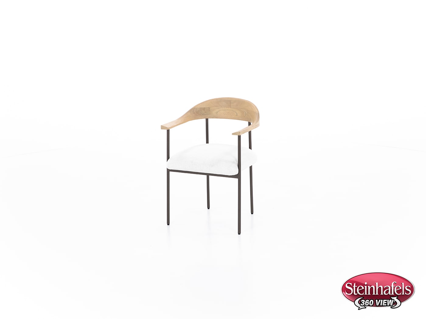 dove white inch standard seat height side chair  image   
