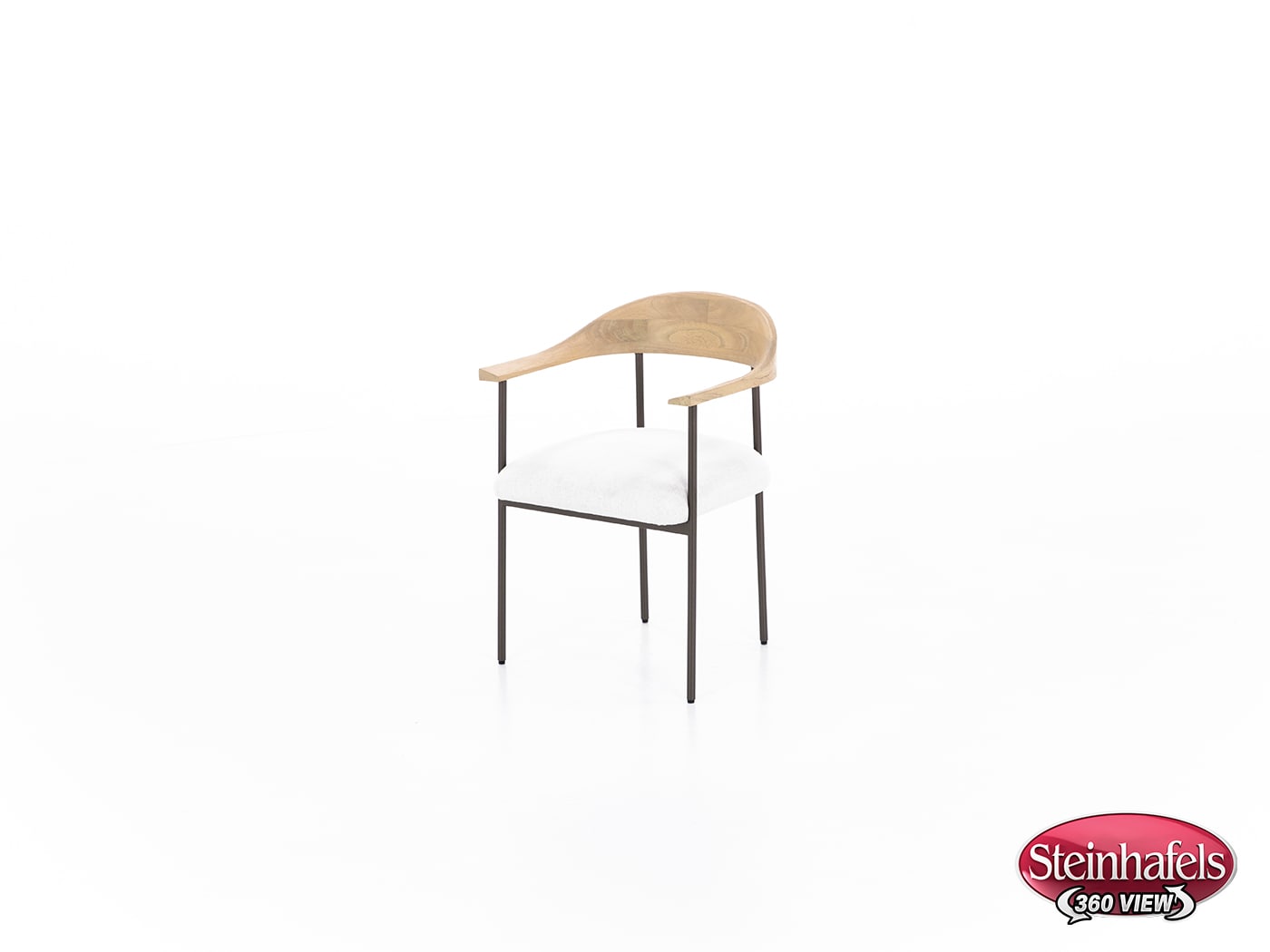 dove white inch standard seat height side chair  image   