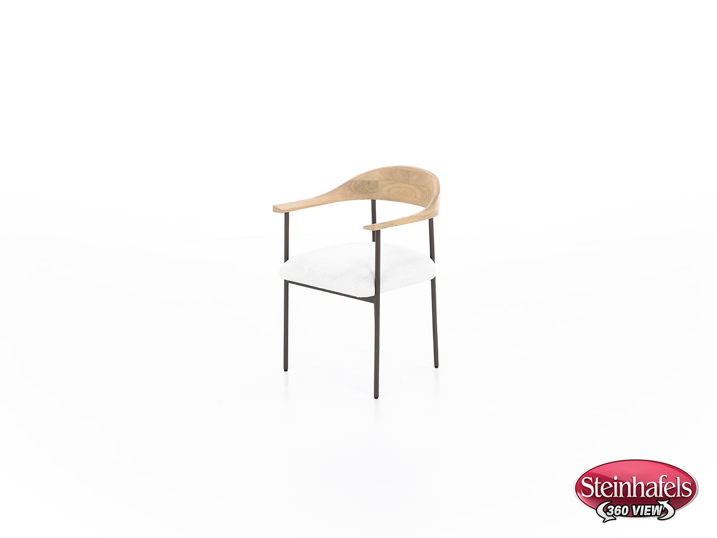dove white inch standard seat height side chair  image   