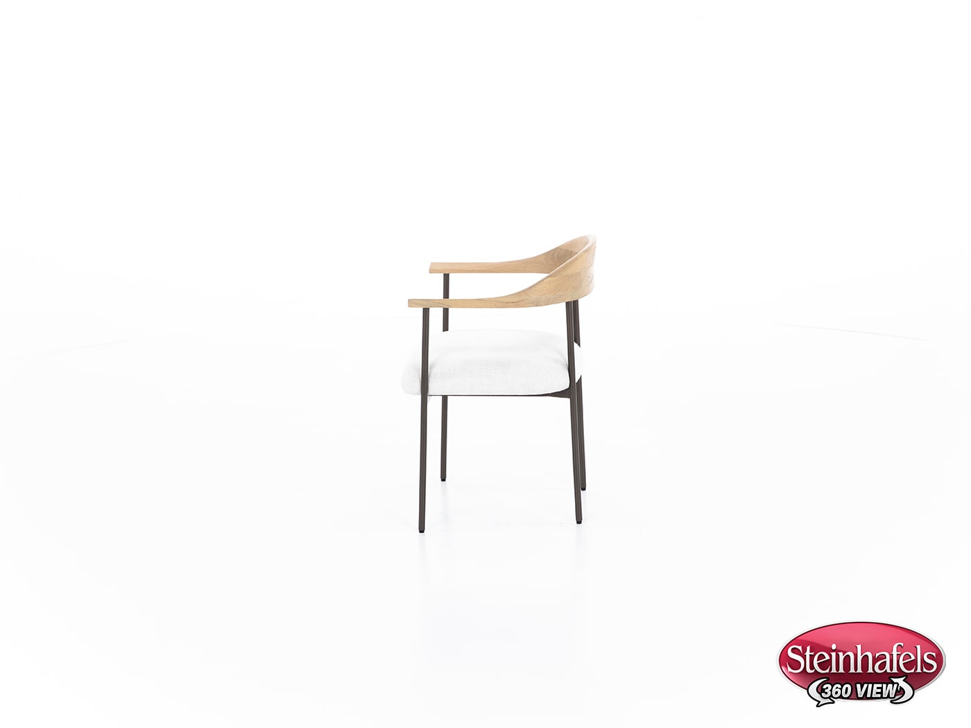 dove white inch standard seat height side chair  image   