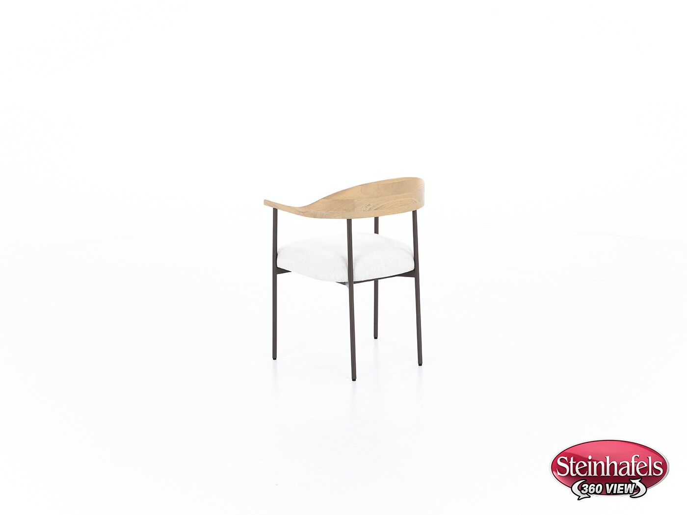 dove white inch standard seat height side chair  image   