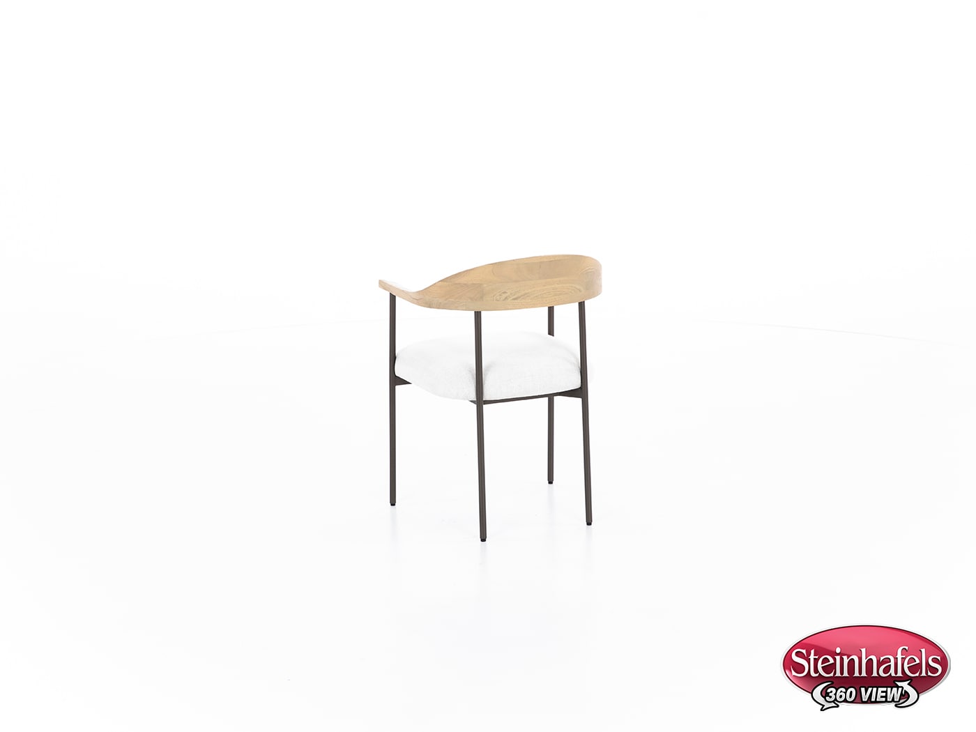 dove white inch standard seat height side chair  image   